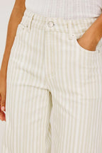 Rails The Getty High Rise Cropped Wide Leg in Malibu Stripe