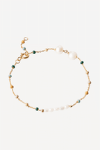 Lola Gold Plated Sterling Silver Bracelet in Dreamy and Pearl
