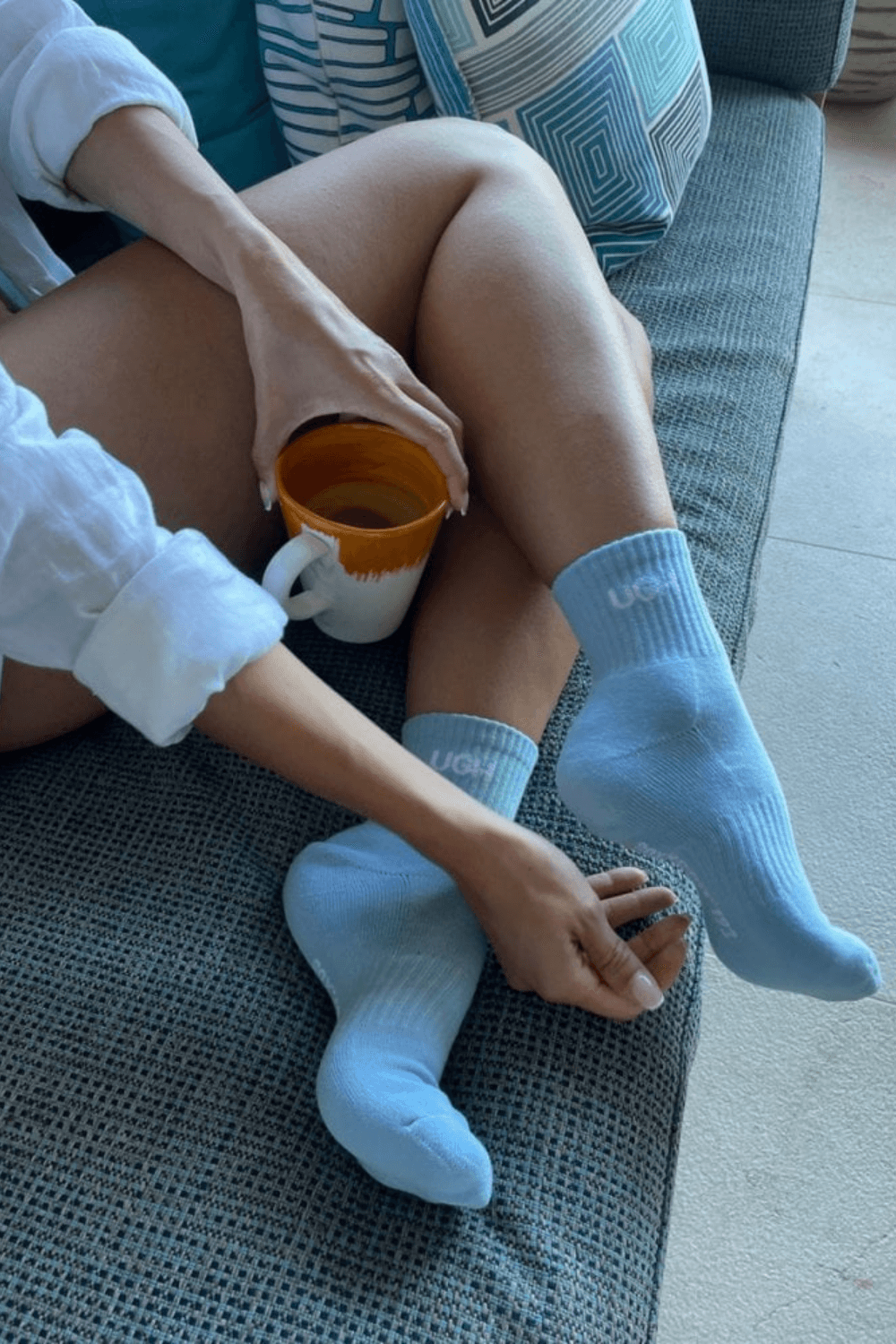 UGH Mini Socks in Sky
