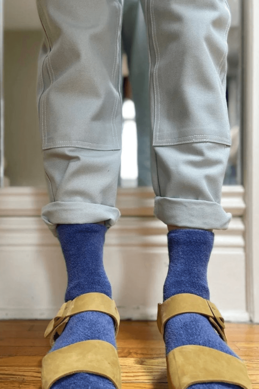 Cloud Socks in Bijou Blue