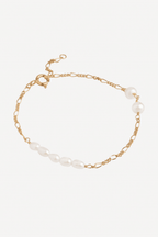 Perla Figaro Gold Plated Sterling Silver Bracelet