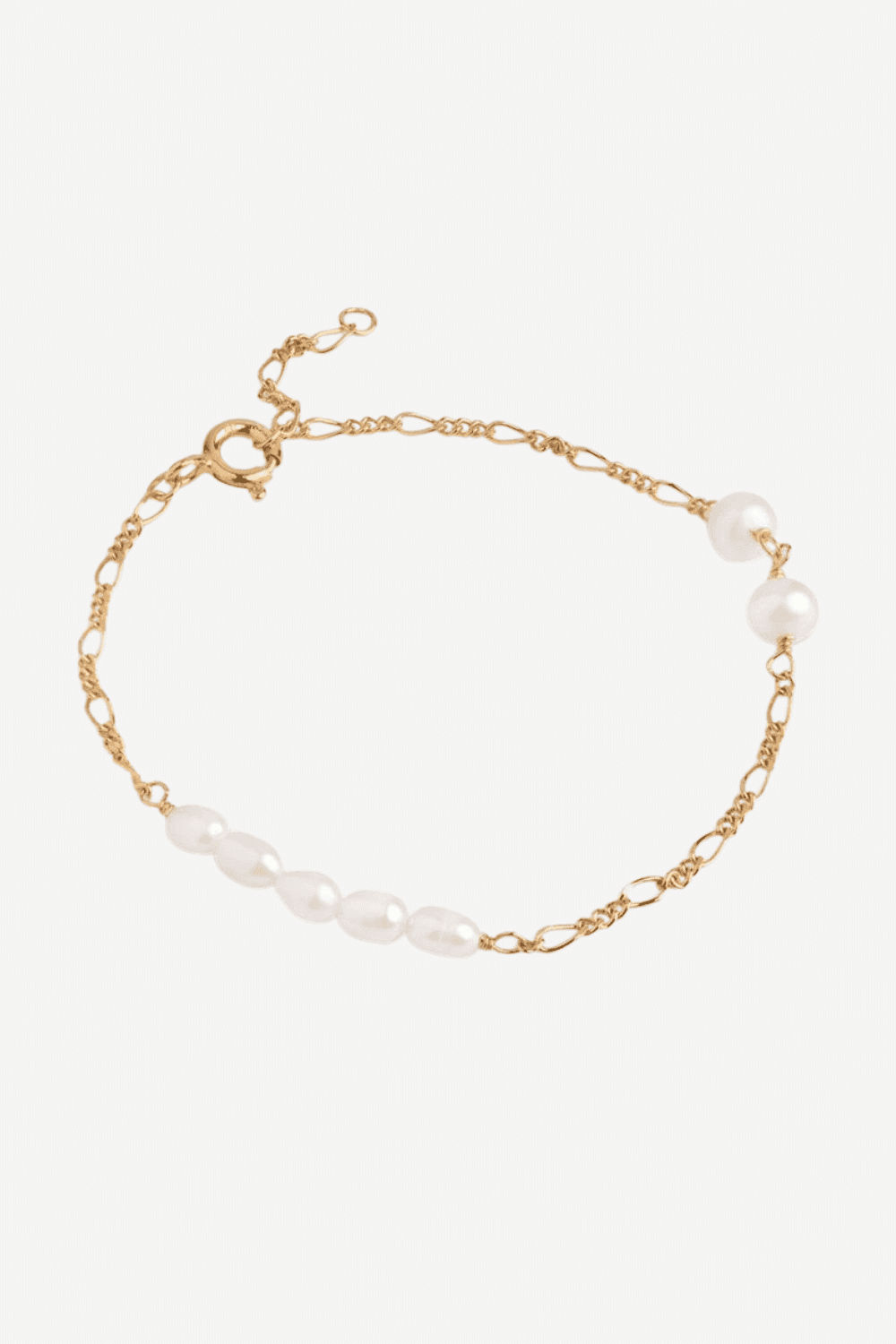 Perla Figaro Gold Plated Sterling Silver Bracelet