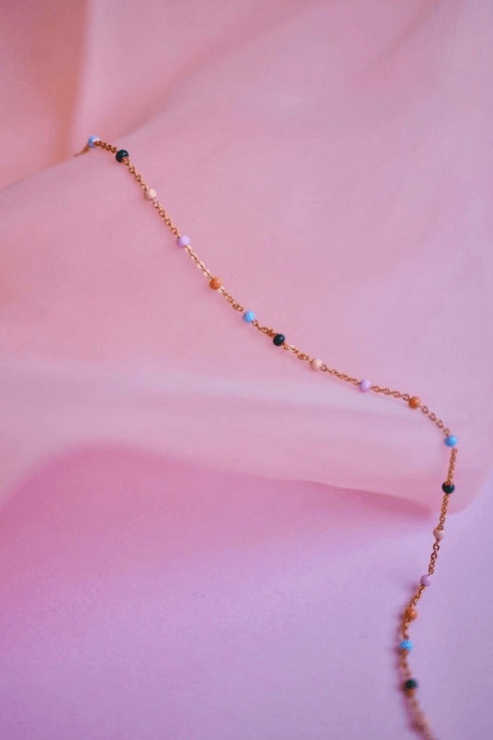 Lola Gold Plated Sterling Silver Necklace in Dreamy