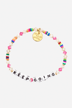 KEEP GOING Bracelet - White Multi