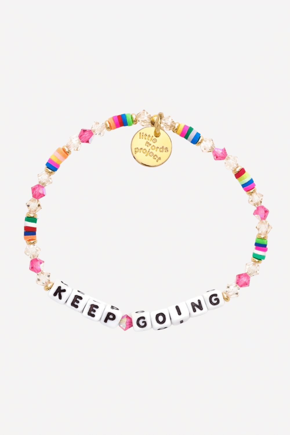 KEEP GOING Bracelet - White Multi