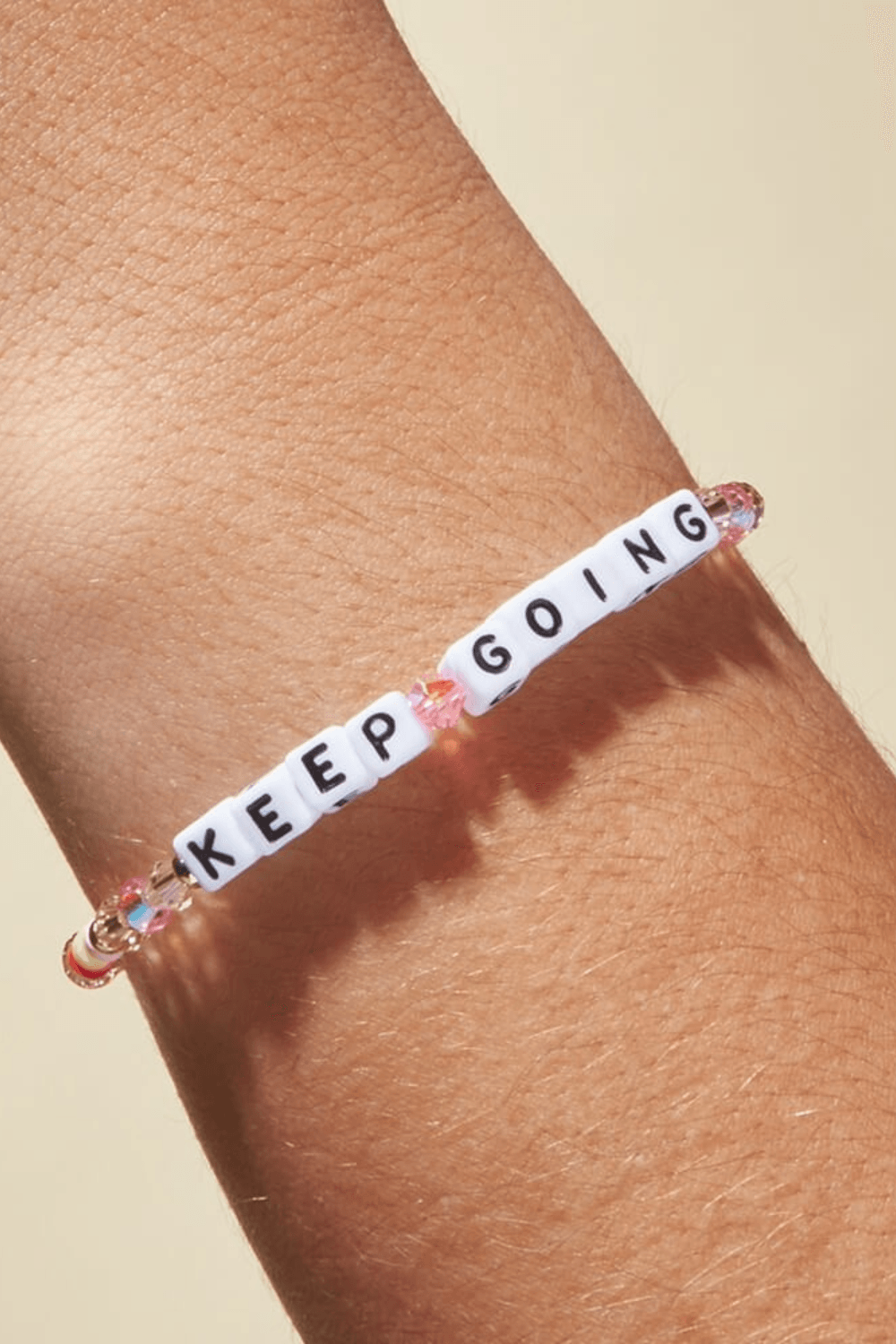 KEEP GOING Bracelet - White Multi