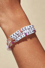 KEEP GOING Bracelet - White Multi