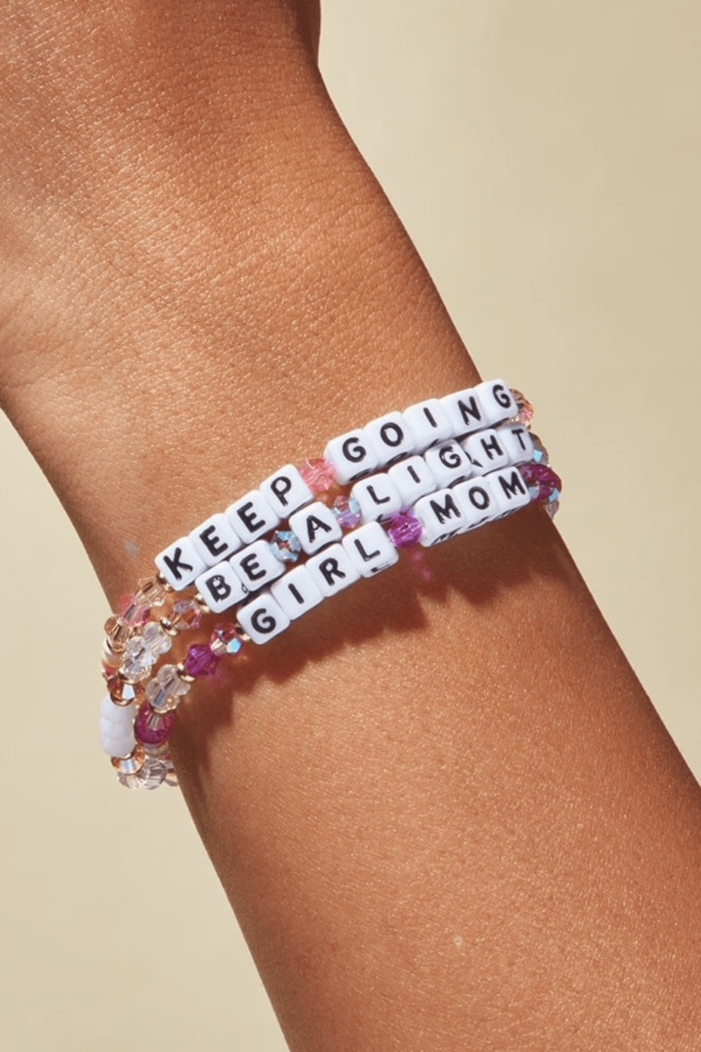 KEEP GOING Bracelet - White Multi