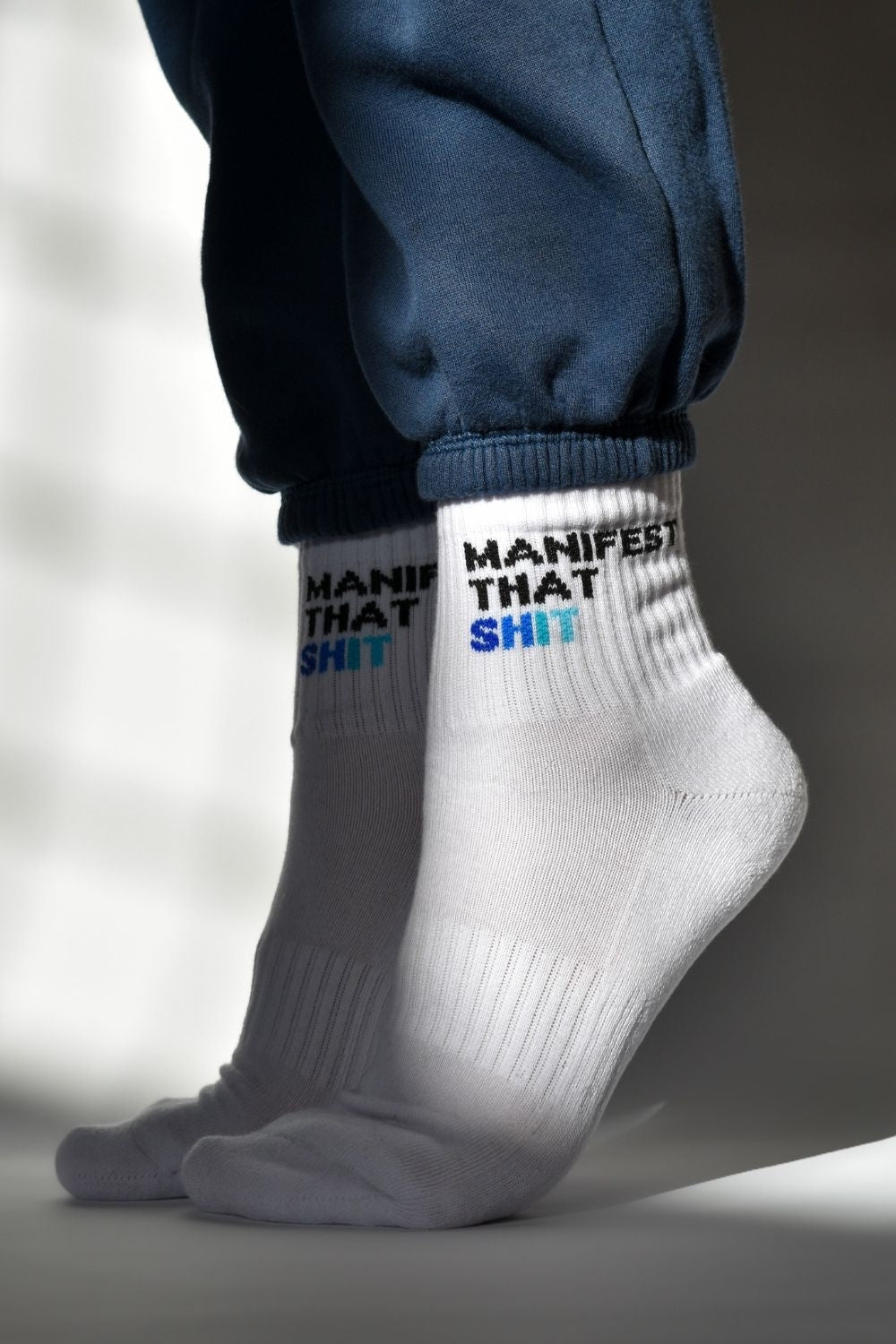 MANIFEST THAT SHIT Mini Socks in Ombre