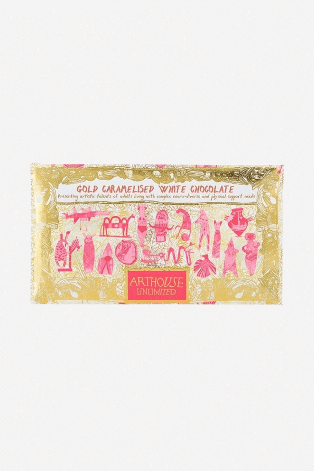 Chocolate Bar - Timeless Treasures Gold White Choc