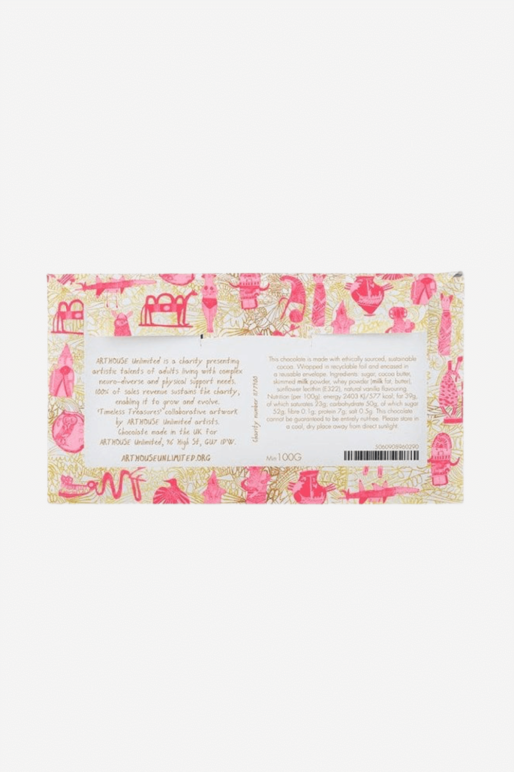 Chocolate Bar - Timeless Treasures Gold White Choc