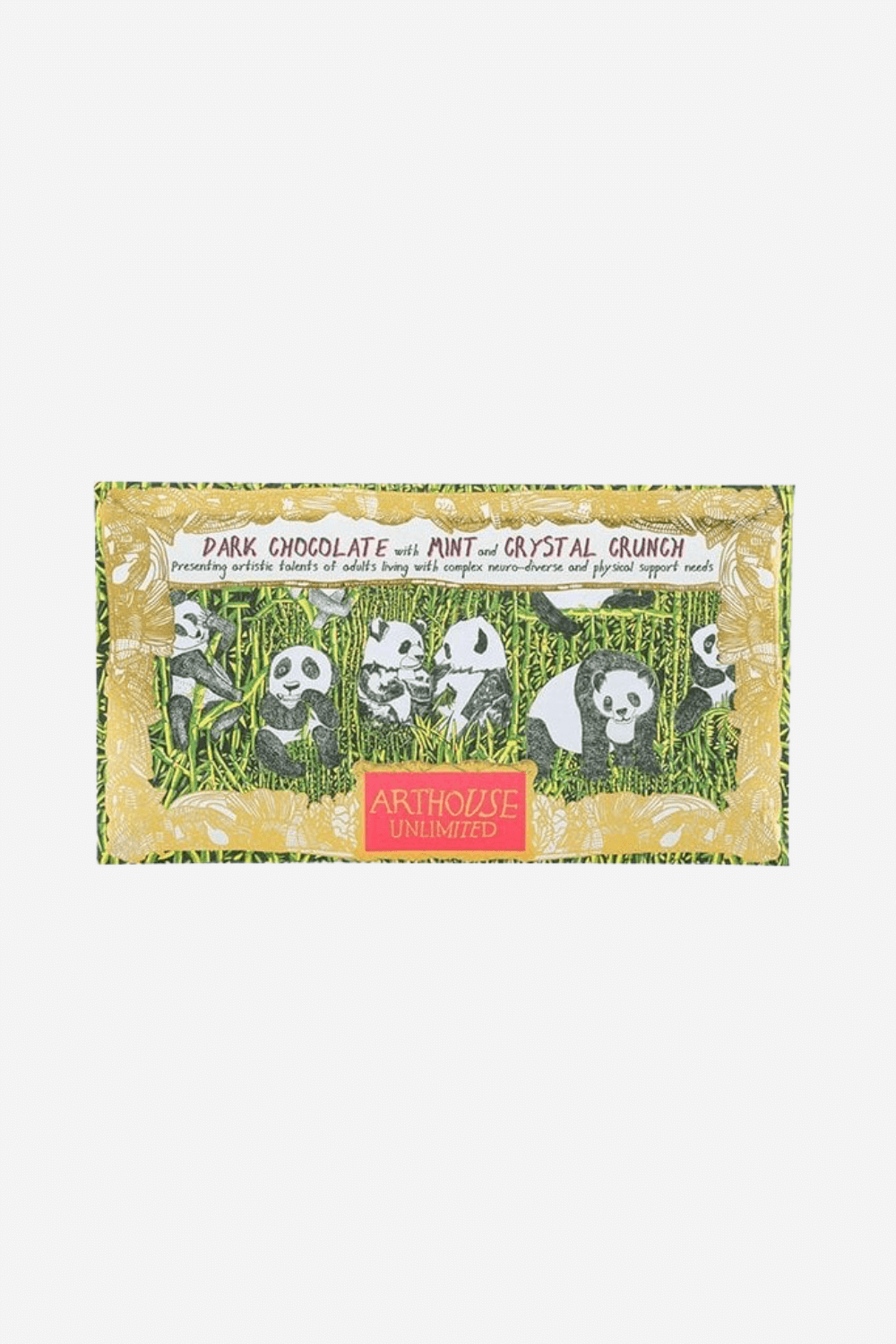 Dark Chocolate Infused with Mint Oil - Pandas