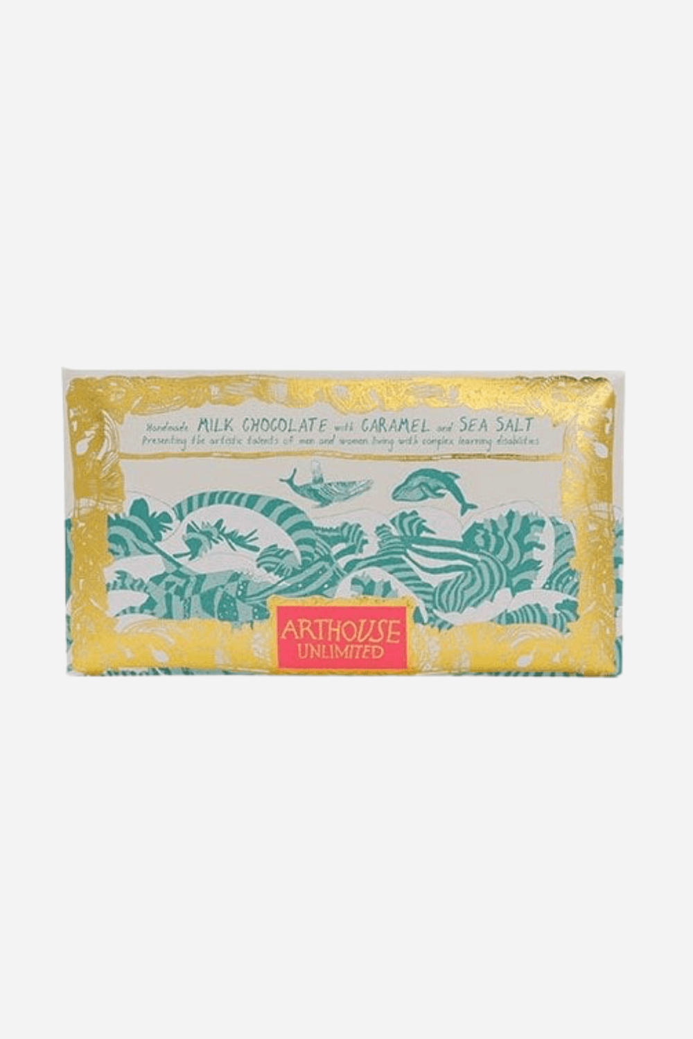 Milk Chocolate with Caramel and Sea Salt - Whales Design