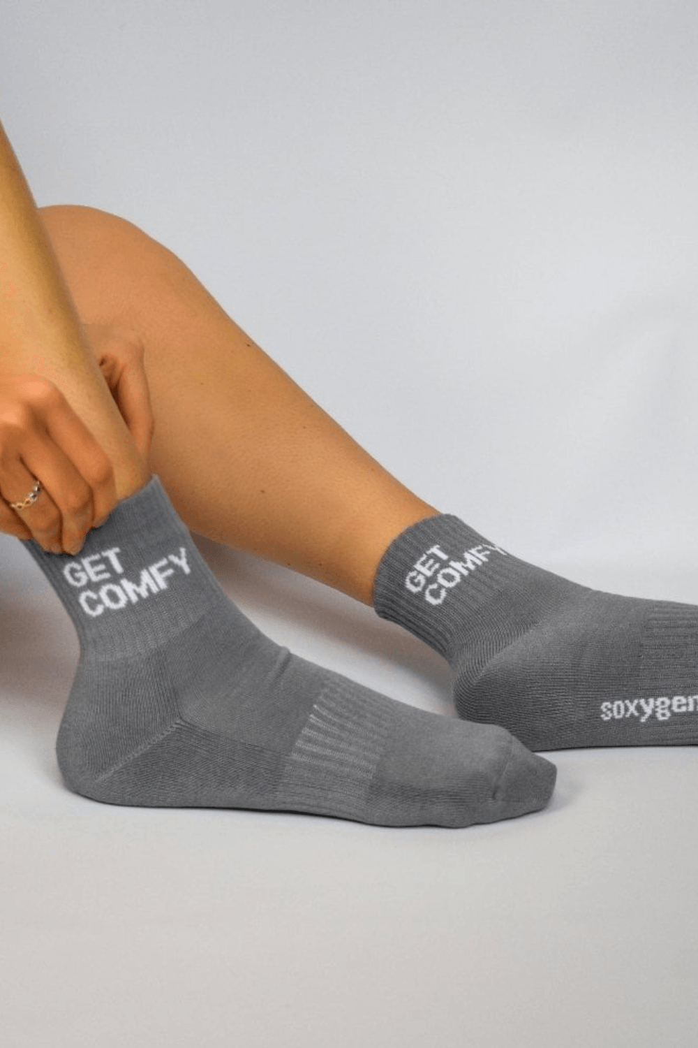 GET COMFY Mini Socks in Dove