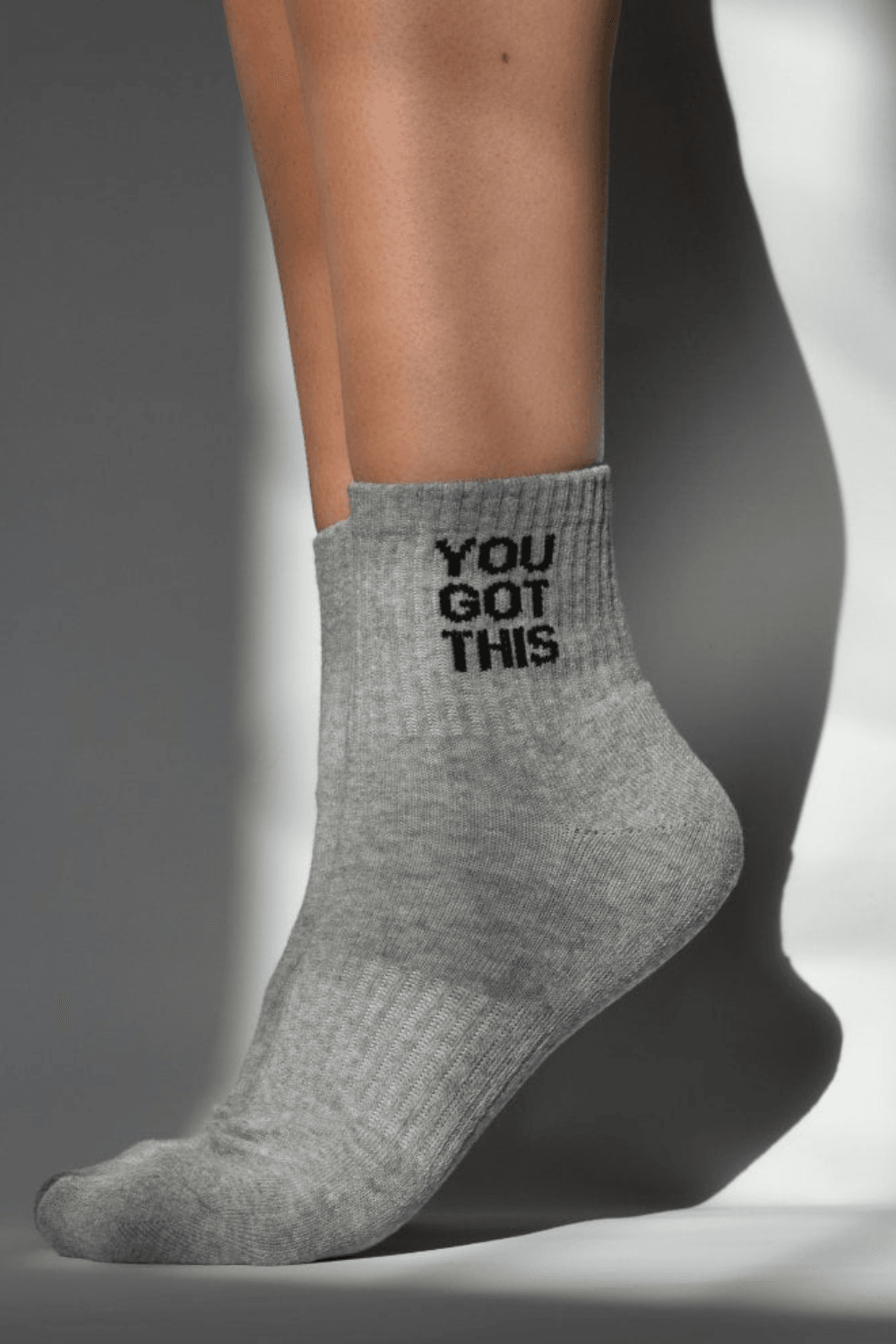YOU GOT THIS Mini Socks in Slate