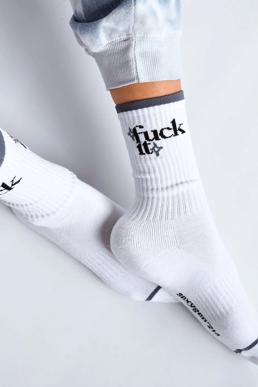 FUCK IT Socks with Sparkle