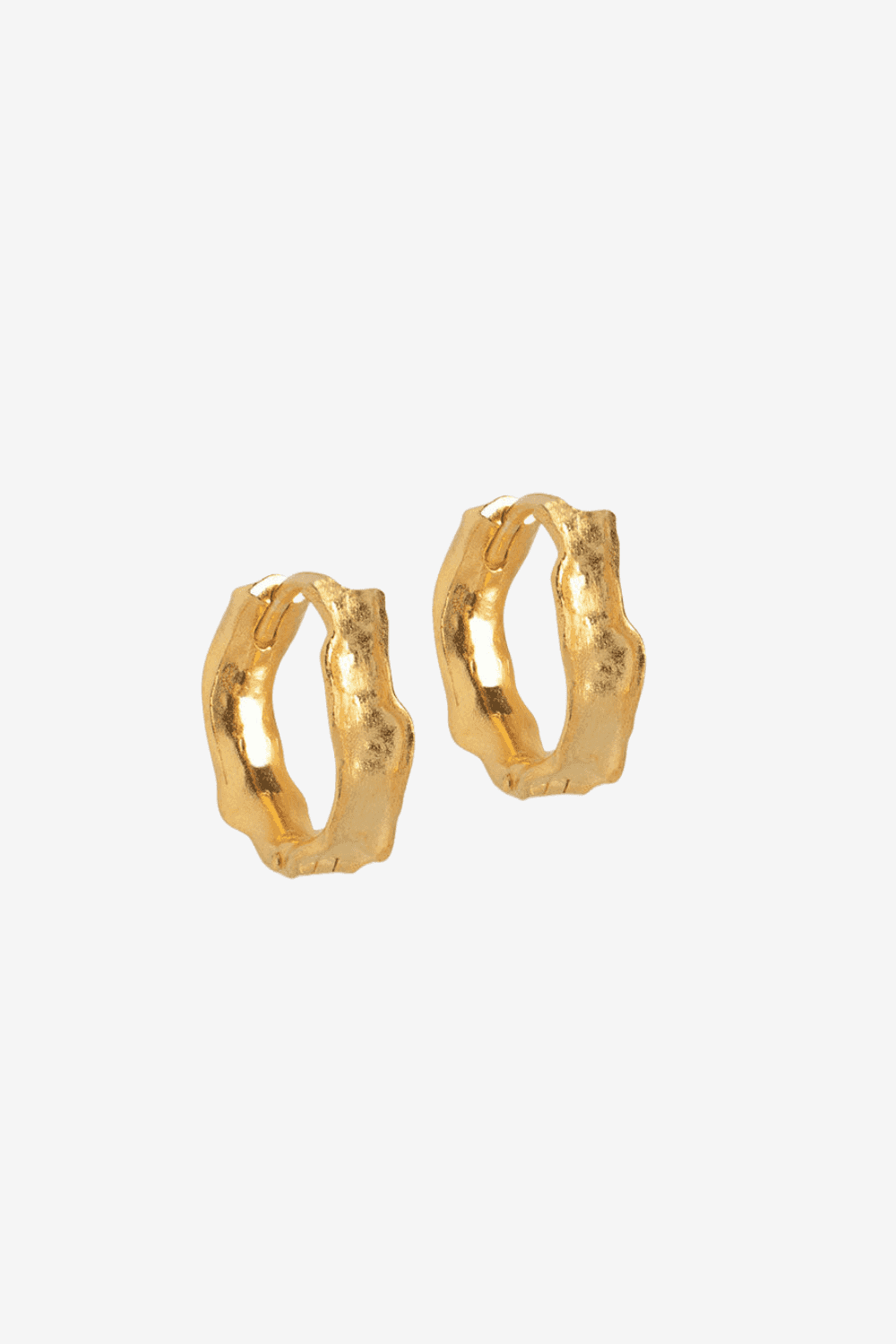 Everly Hoops in Gold Plated Sterling Silver