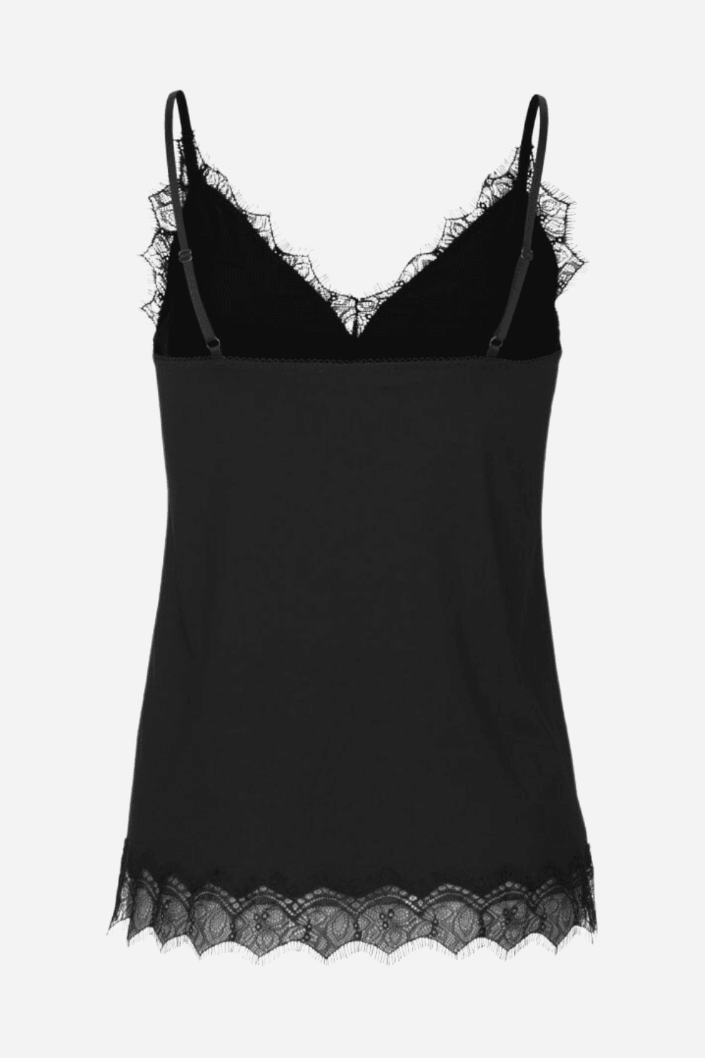 Strap Lace Billie Top in Black