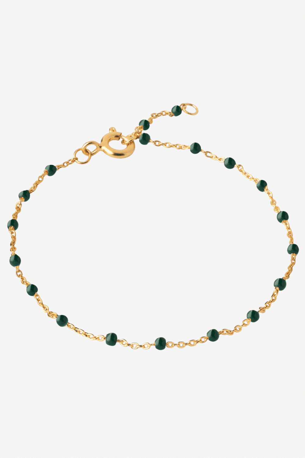 Enamel Copenhagen Lola Bracelet in Petrol Green