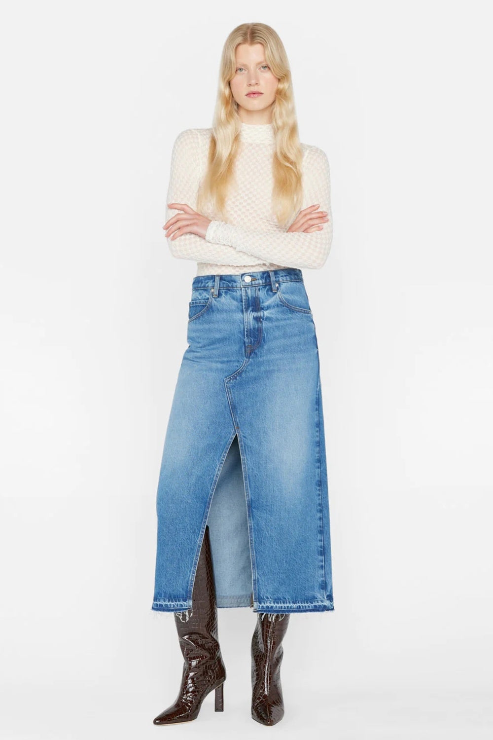 The Midaxi Skirt in Del Amo