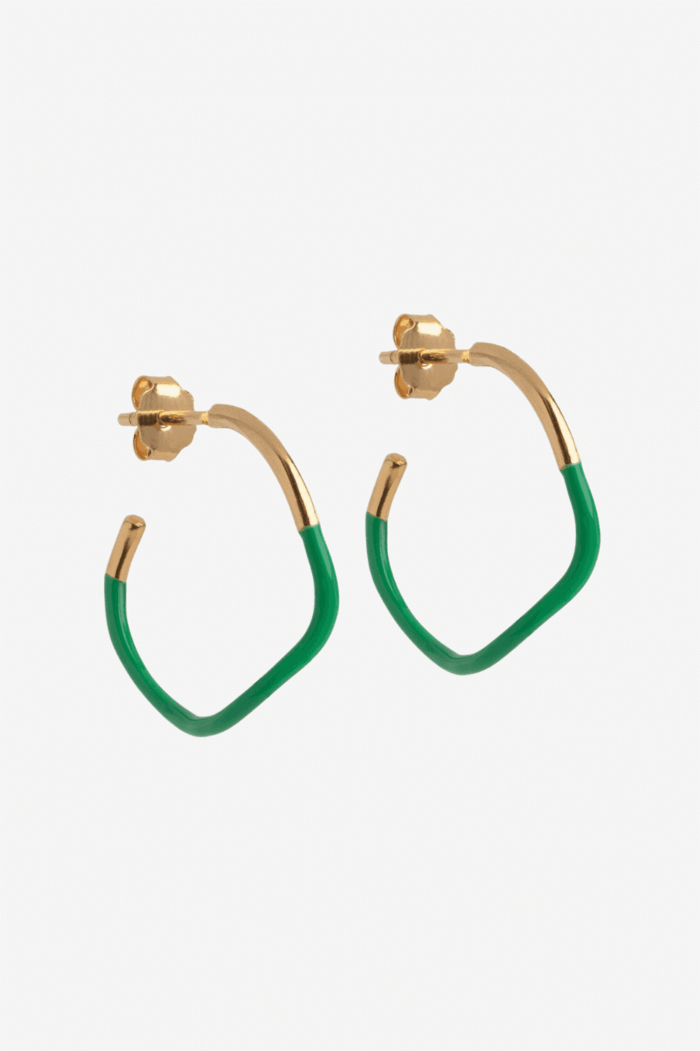 Sway Hoops in Petrol Green