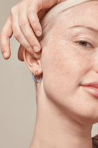 Sway Hoops in Cornflower