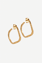 Sway Hoops in Gold