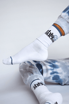 THIS SUCKS Socks in Frost with Smile