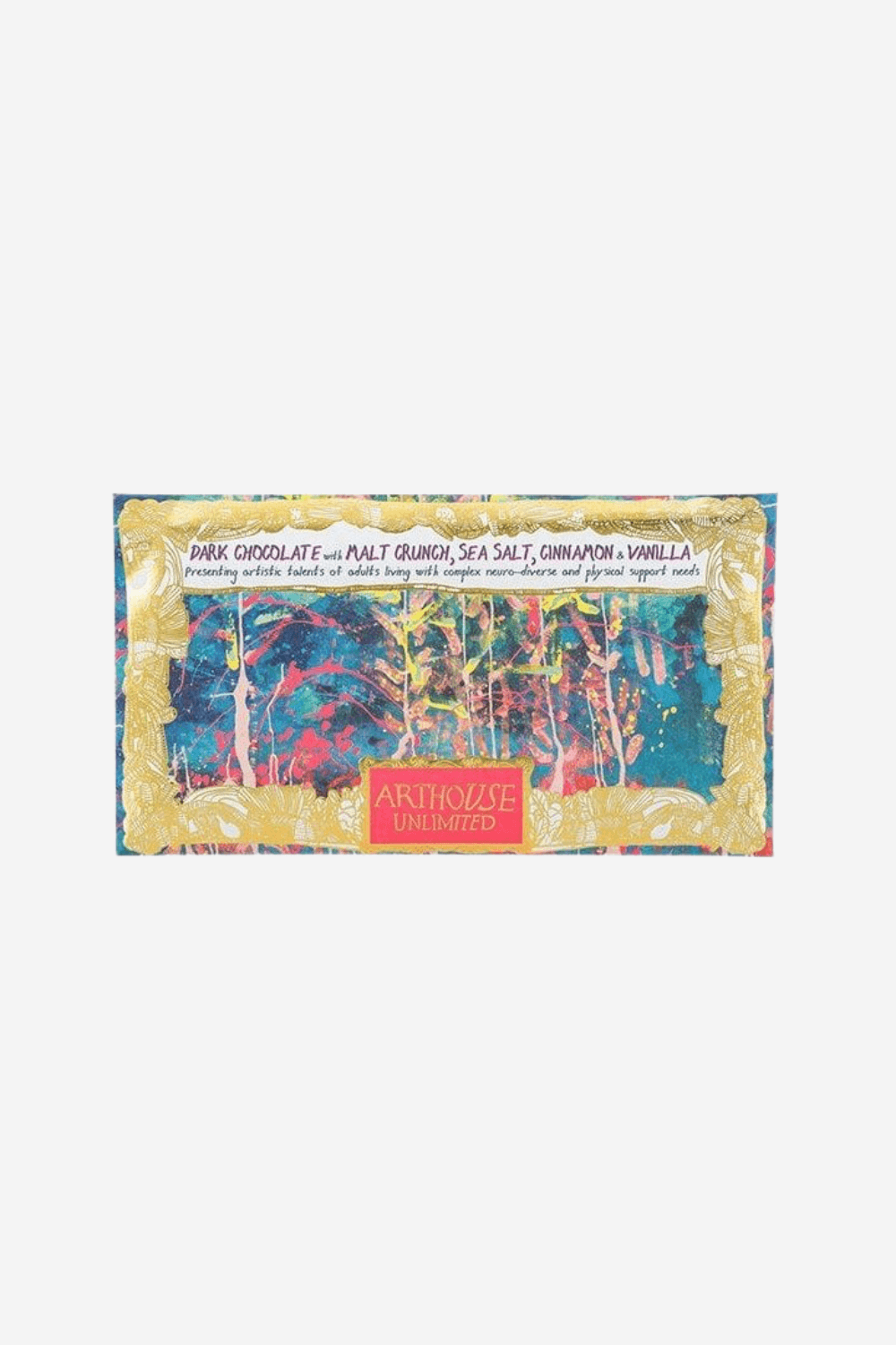 Dark Chocolate with Sea Salt and Crispy Crunch - Underwater Design