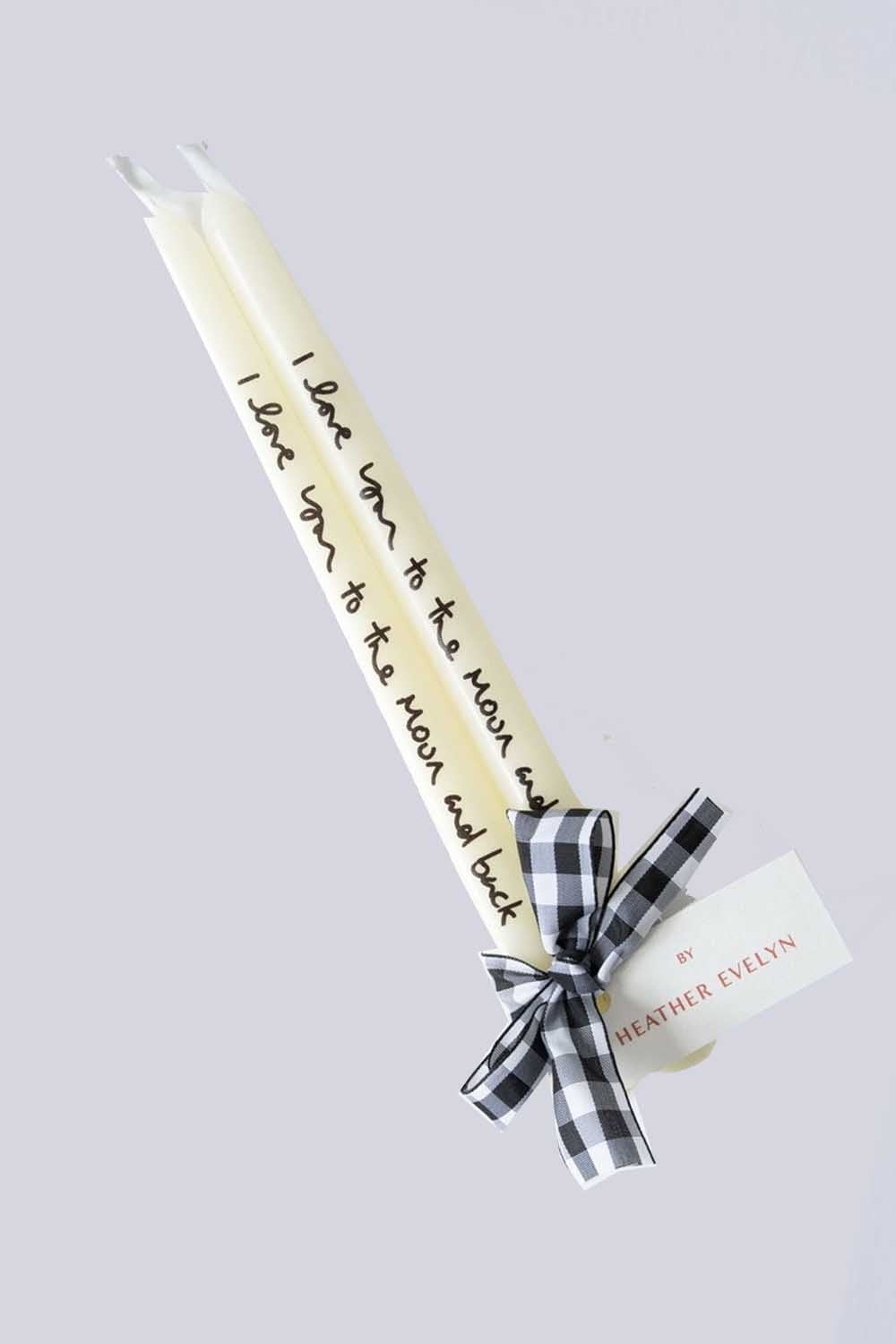 Pair of Candles - Love You to the Moon and Back