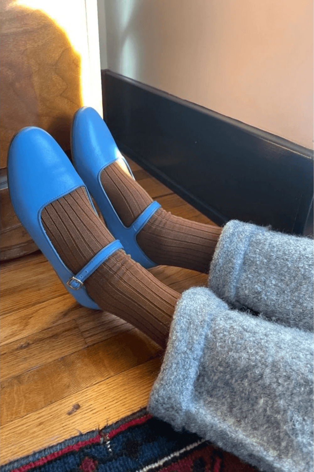 Her Socks in Dijon