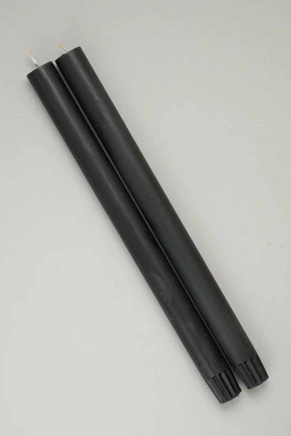 Dining Candles in Black (Pair of 2)
