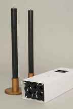 Dining Candles in Black (Pair of 2)