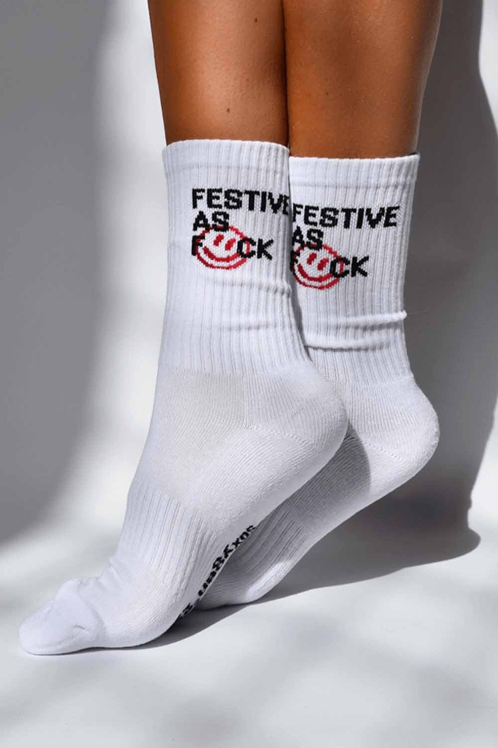 FESTIVE AS F*CK Socks in Ombre
