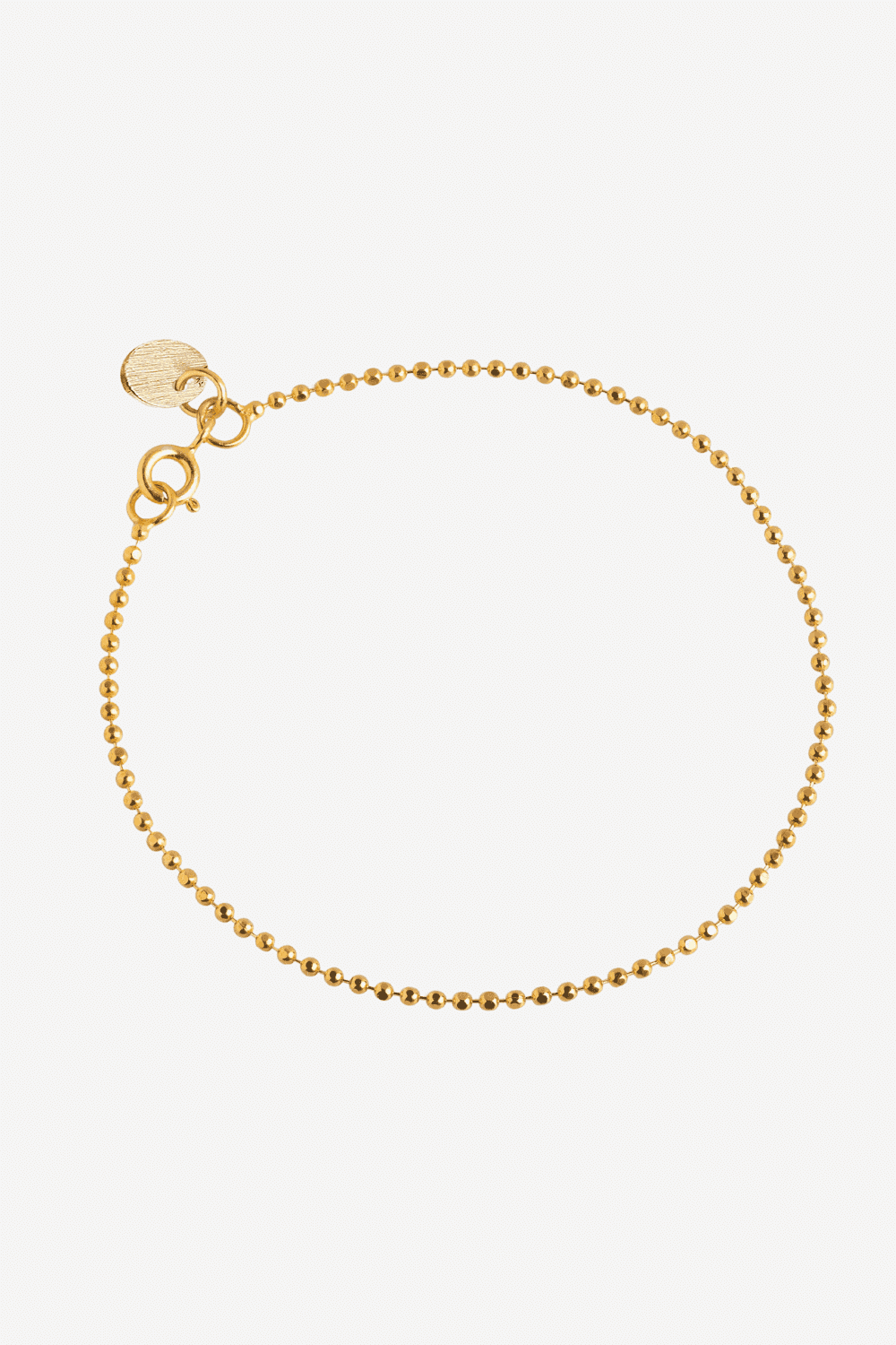 Ball Chain Bracelet in Gold