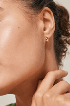 Classic Wide Gold Plated Sterling Silver Hoops