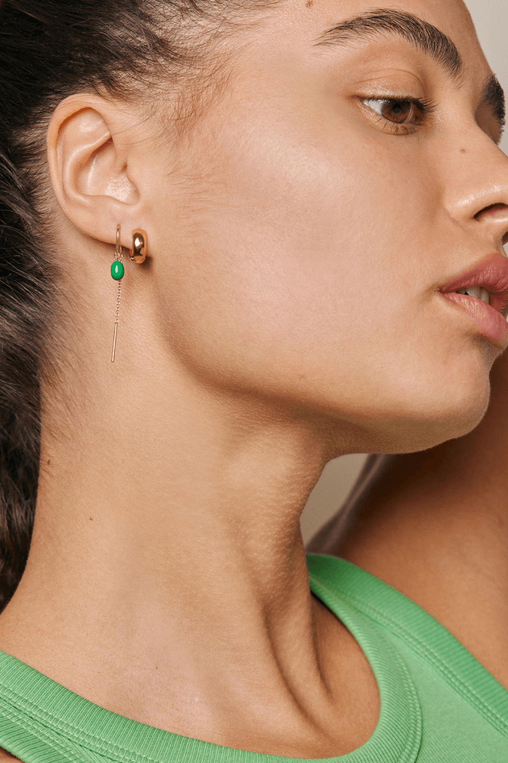 Classic Wide Gold Plated Sterling Silver Hoops