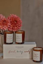 Floral, Herby and Woody Votive Candle Pack