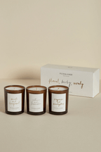 Floral, Herby and Woody Votive Candle Pack