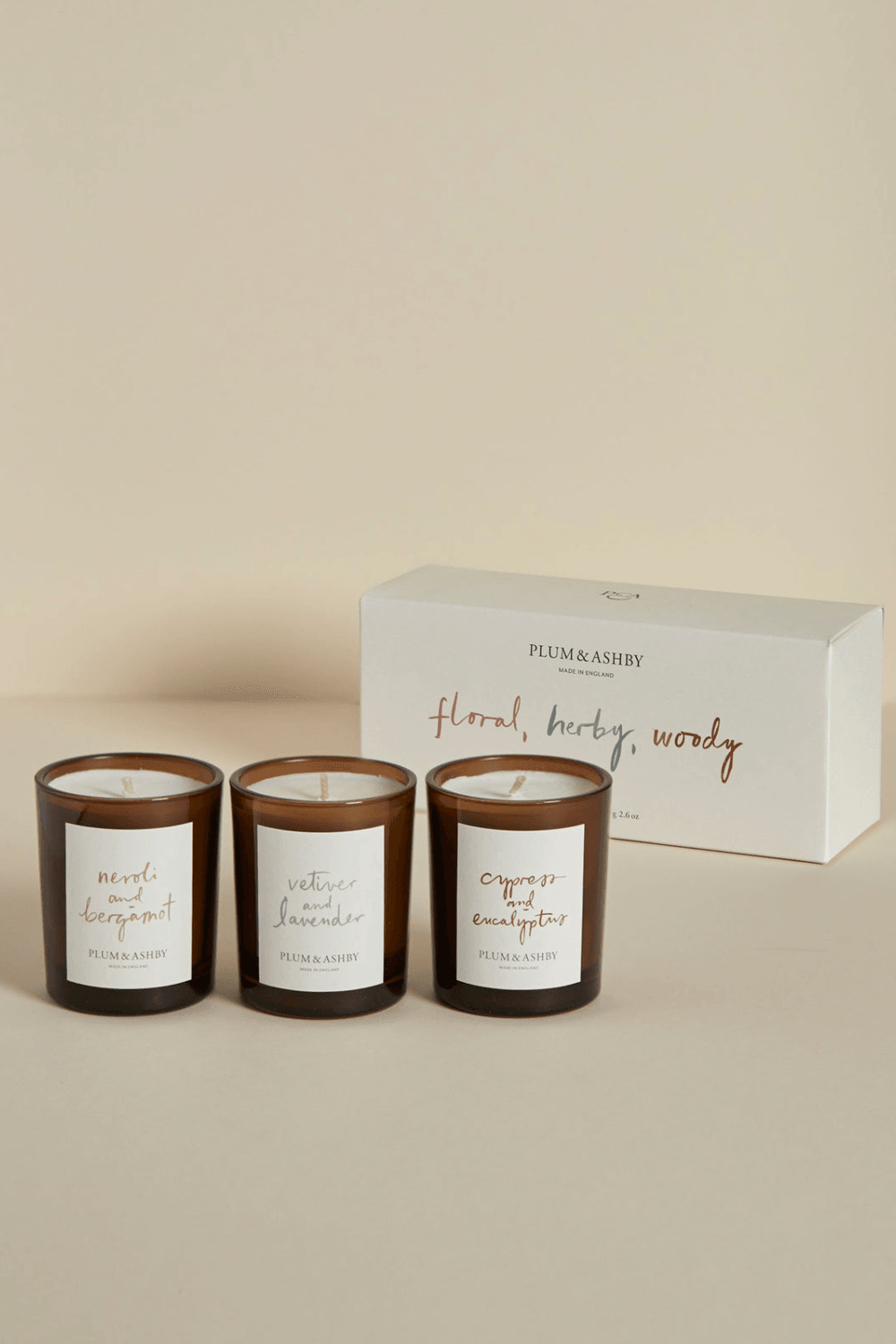 Floral, Herby and Woody Votive Candle Pack