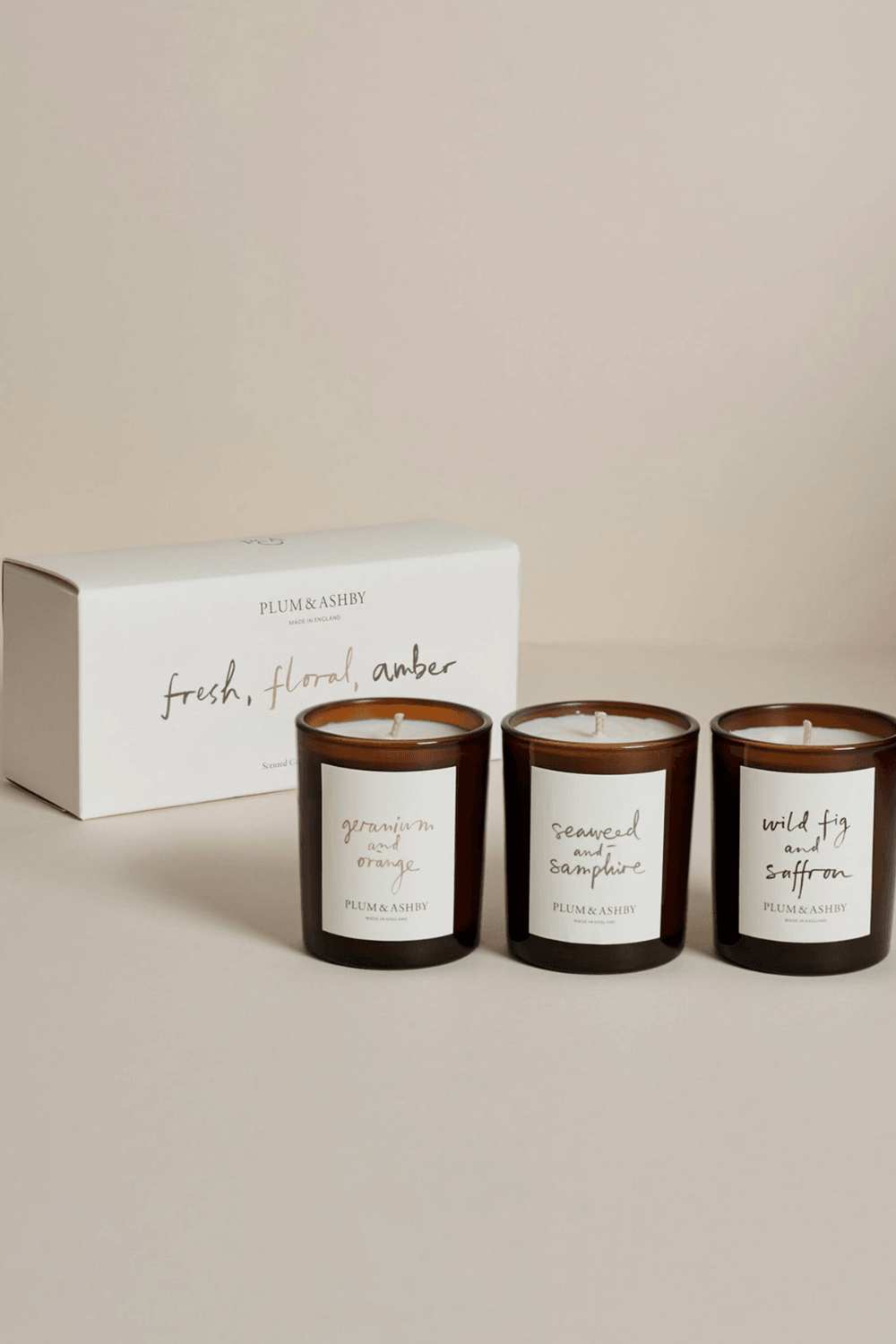 Fresh, Floral and Amber Votive Candle Pack