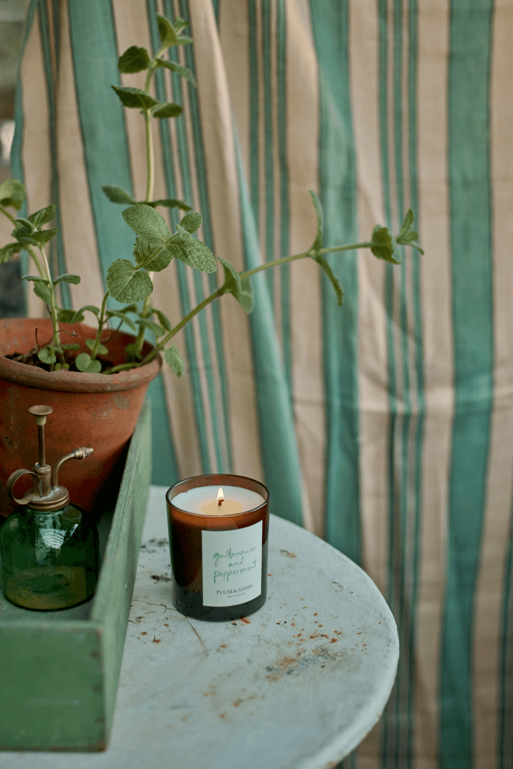 Galbanum & Peppermint Candle