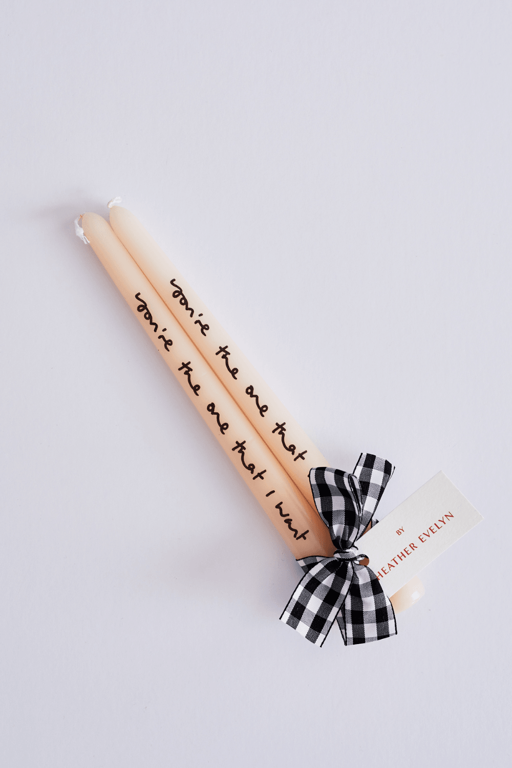 Heather Evelyn Pair of Candles - Youre the One That I Want