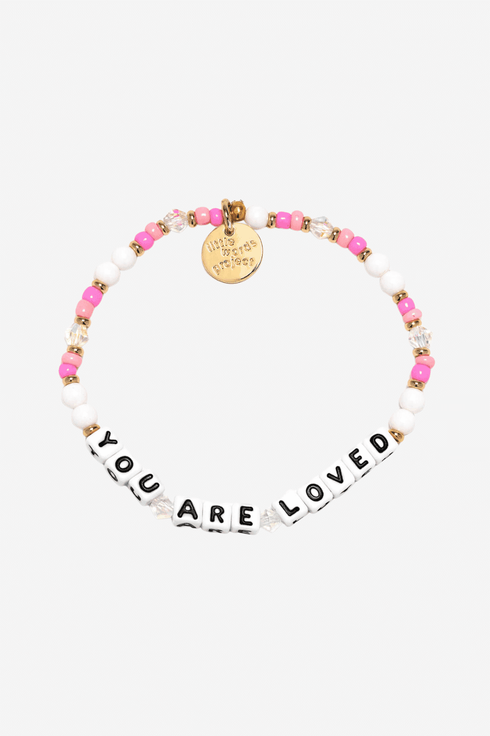 YOU ARE LOVED Bracelet - White/Cupid