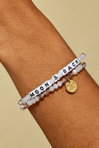 MOON & BACK Bracelet - White/Darling