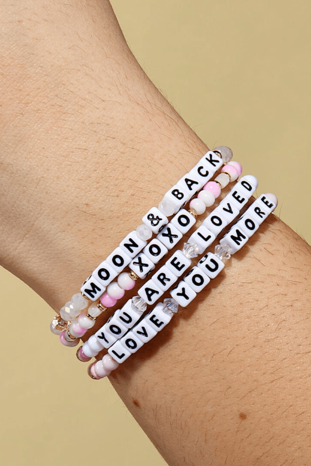 MOON & BACK Bracelet - White/Darling