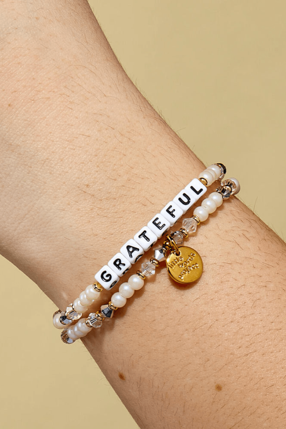 GRATEFUL Bracelet - White/Shiny Things