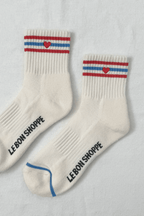 Embroidered Girlfriend Socks in LECHEHEART