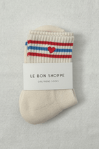 Embroidered Girlfriend Socks in LECHEHEART