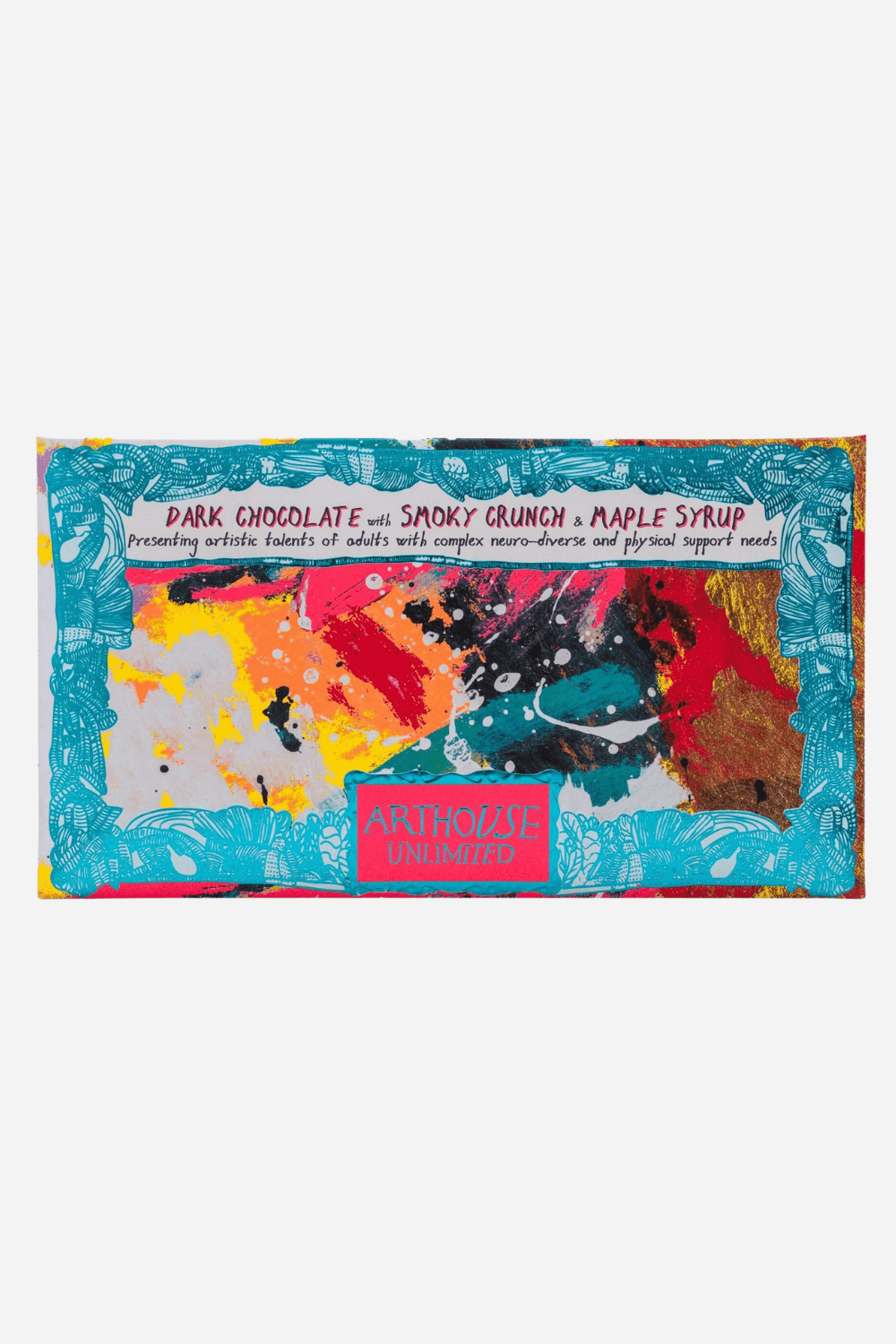 Chocolate Bar - Adventurous Dark Chocolate with Smoky Crunch